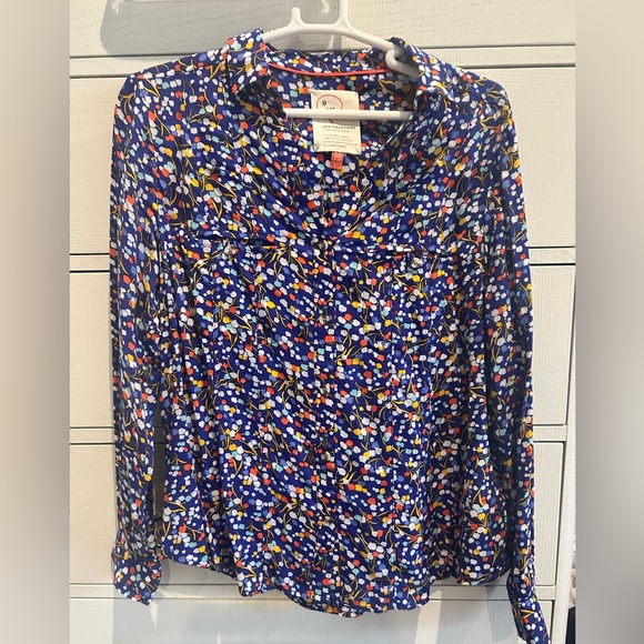 NWT!! Anthropologie 9 of 52 Conversations Pop Potpourri Colloquial Buttondown - Picture 2 of 11
